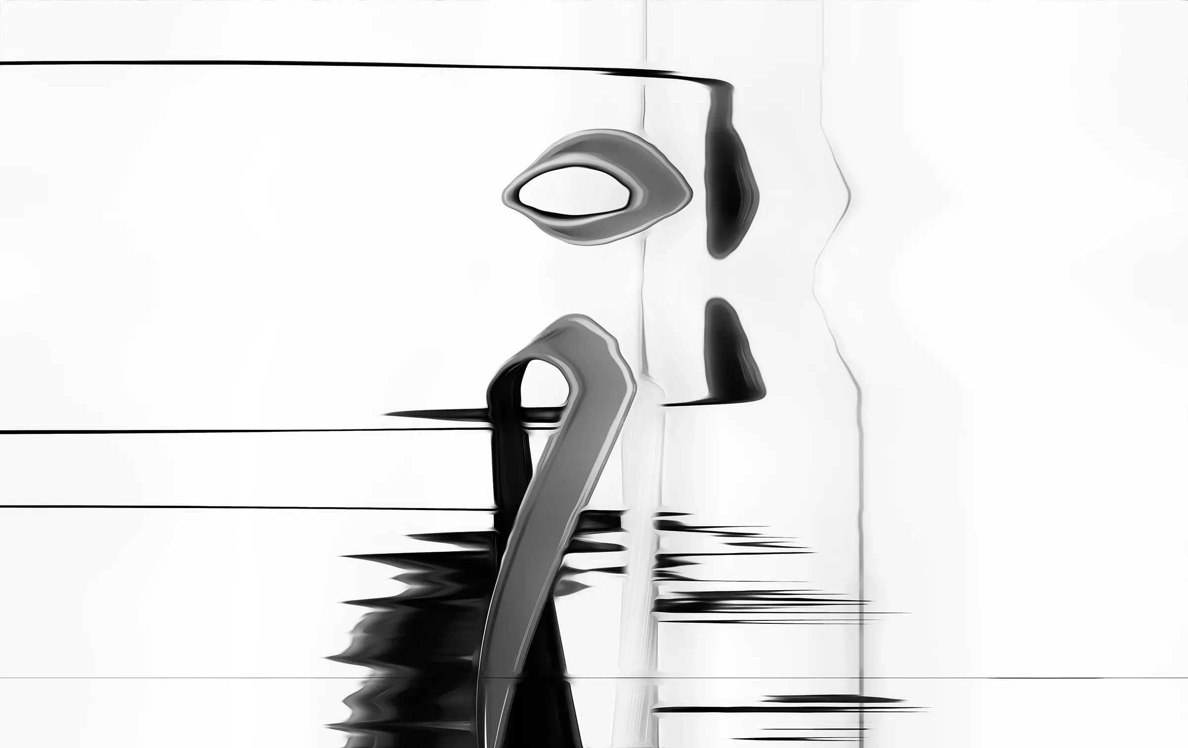 Bild aus der Serie ‚Space over Time‘ von Steffen Freiling – slit-scan-basierte Fotografie, die Raum und Zeit visuell verschiebt und gewohnte Wahrnehmung herausfordert.