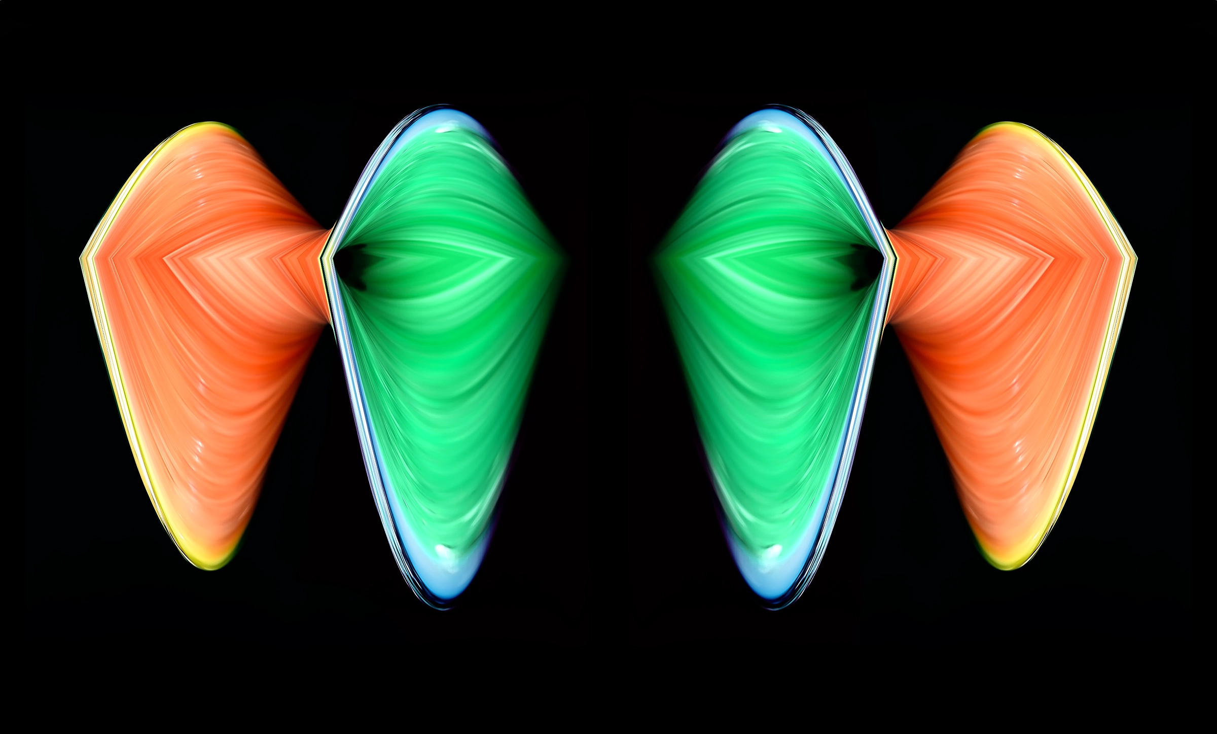 Bild aus der Serie ‚Space over Time‘ von Steffen Freiling – slit-scan-basierte Fotografie, die Raum und Zeit visuell verschiebt und gewohnte Wahrnehmung herausfordert.