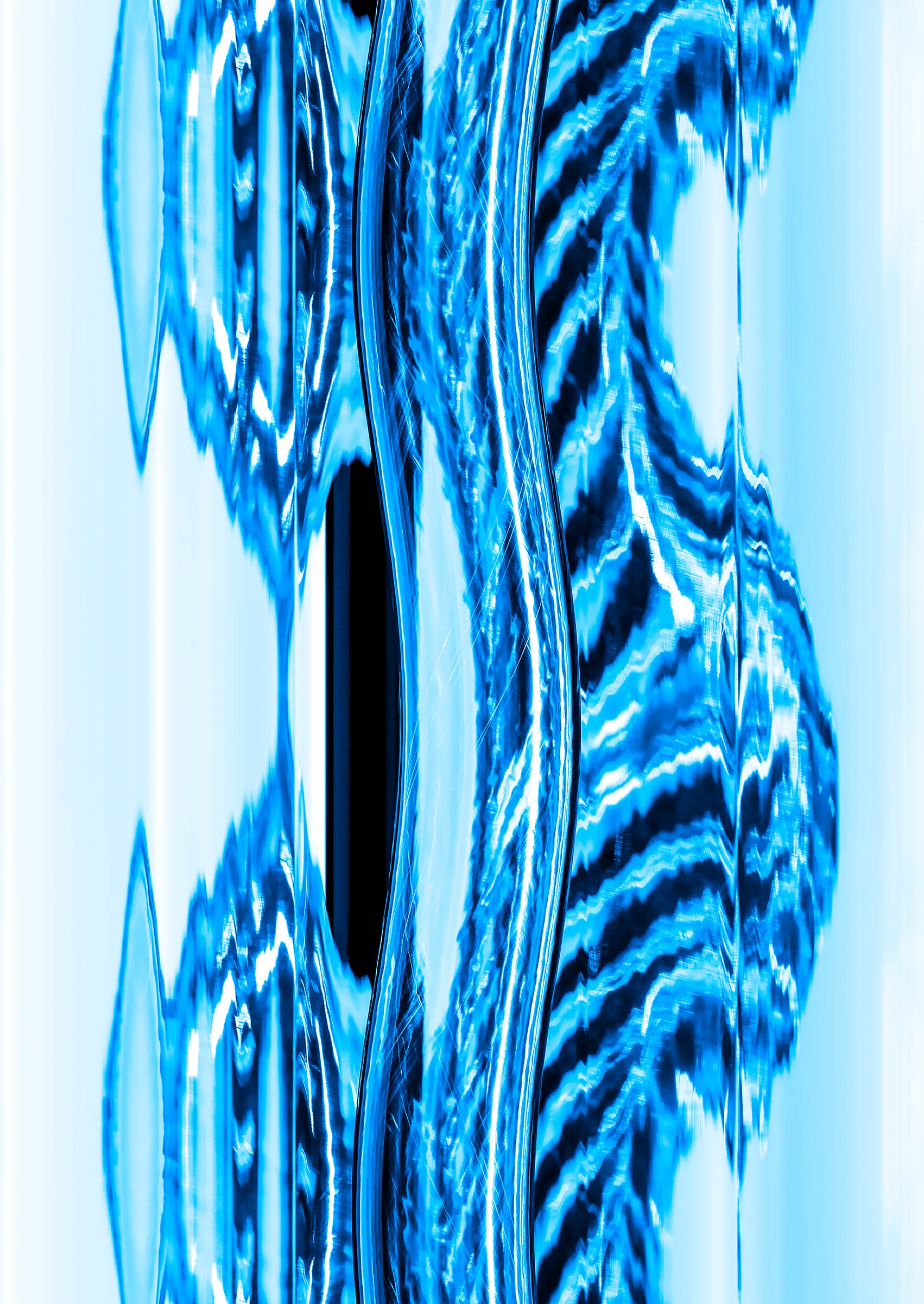 Bild aus der Serie ‚Space over Time‘ von Steffen Freiling – slit-scan-basierte Fotografie, die Raum und Zeit visuell verschiebt und gewohnte Wahrnehmung herausfordert.