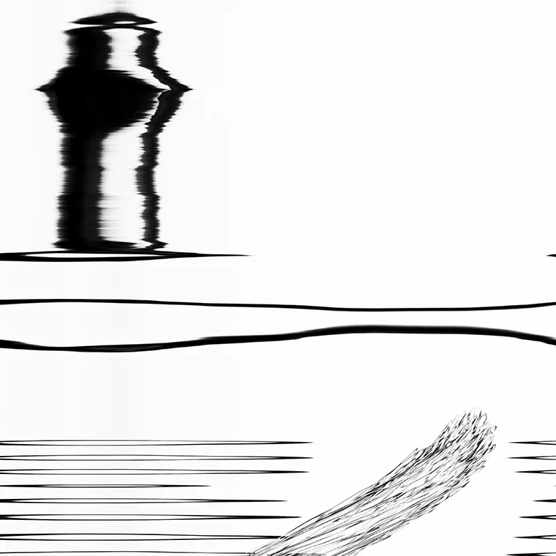 Bild aus der Serie ‚Space over Time‘ von Steffen Freiling – slit-scan-basierte Fotografie, die Raum und Zeit visuell verschiebt und gewohnte Wahrnehmung herausfordert.