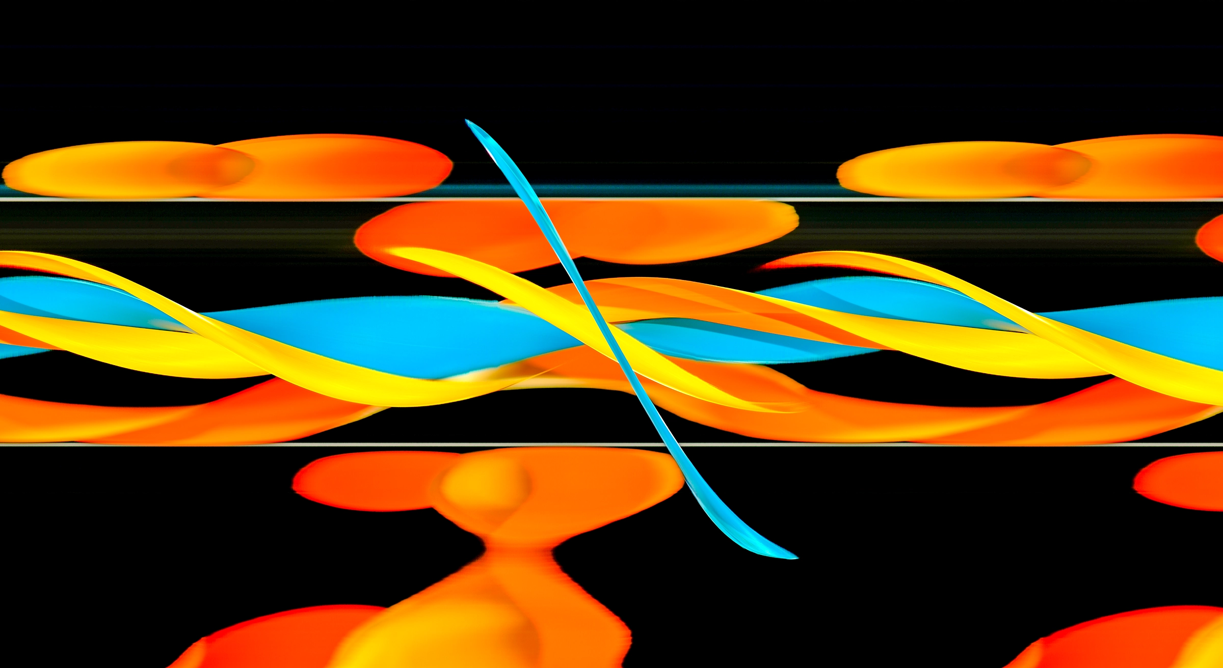 Bild aus der Serie ‚Space over Time‘ von Steffen Freiling – slit-scan-basierte Fotografie, die Raum und Zeit visuell verschiebt und gewohnte Wahrnehmung herausfordert.