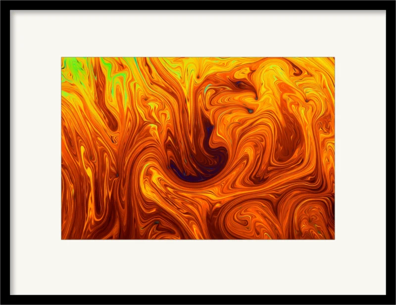 Sweet Free Fall (Fine Art Print framed)