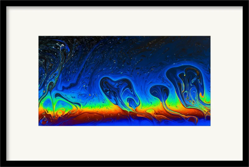 From Outer Space (Fine Art Print framed)