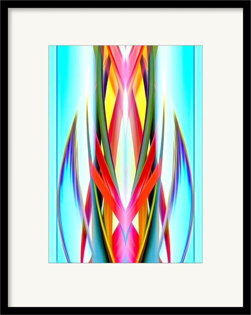 Playing the Boundaries by Day (Fine Art Print framed)