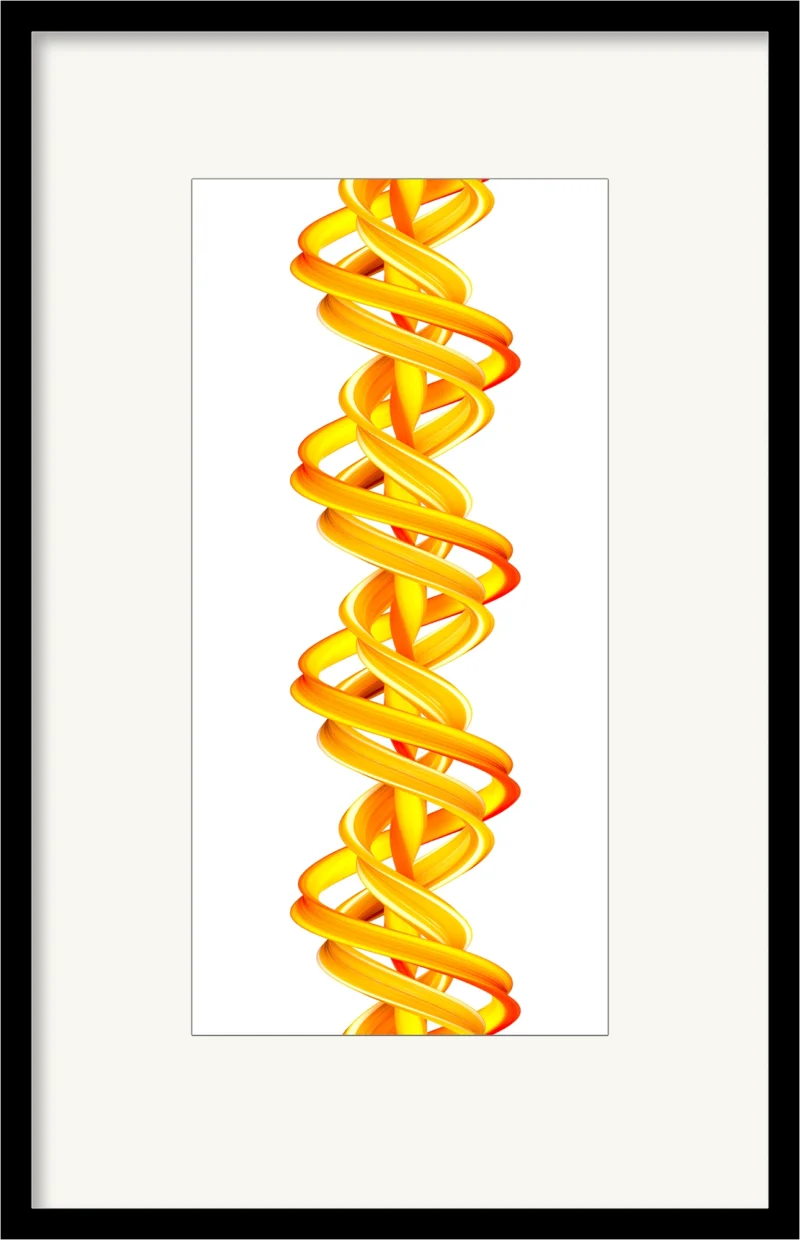 The Curtain Right (Fine Art Print framed)