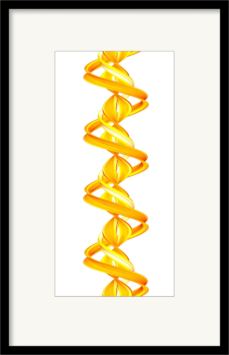 The Curtain Left (Fine Art Print framed)