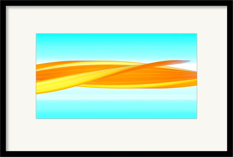 Orange County II (Fine Art Print framed)