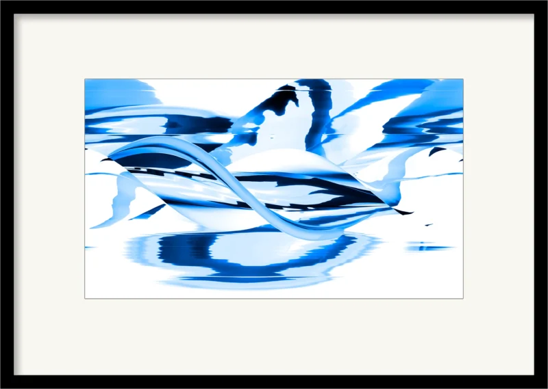 Blue Shiver (Fine Art Print framed)