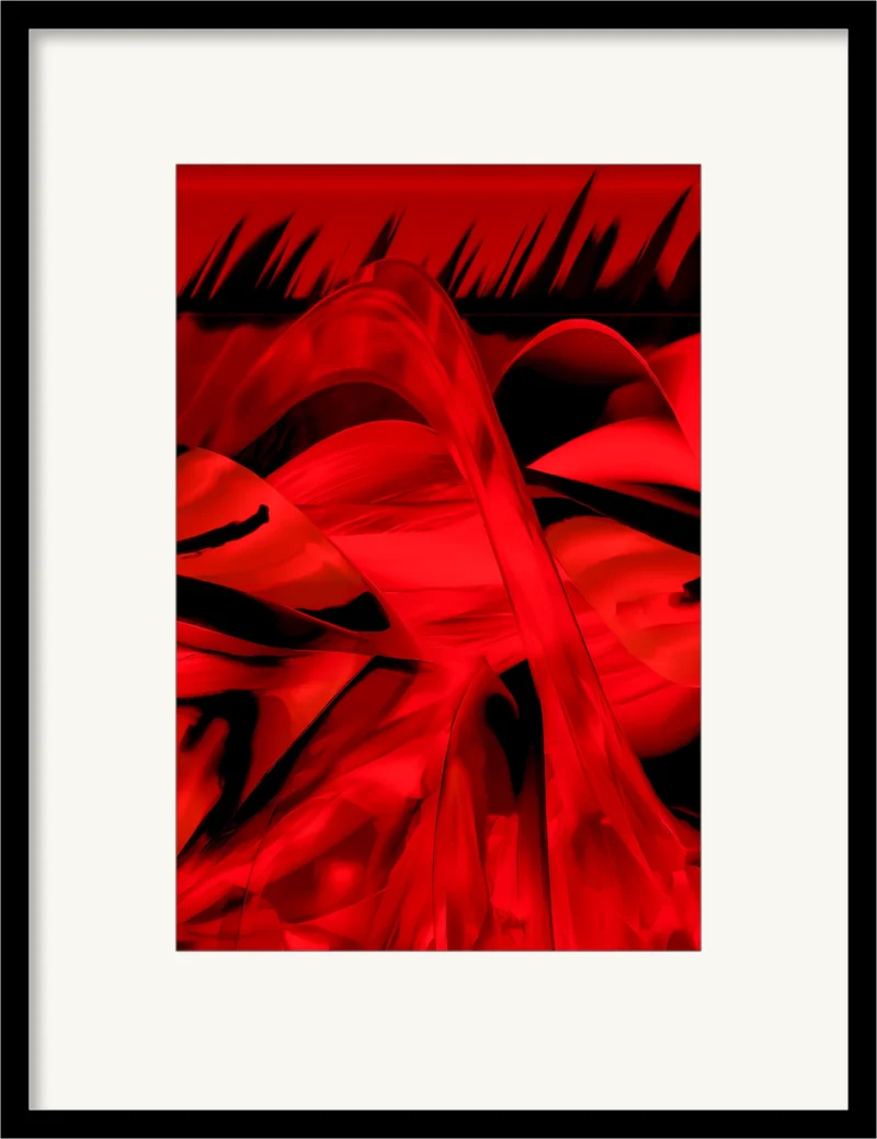 No More Anger (Fine Art Print gerahmt)