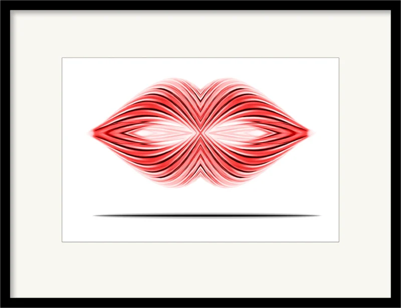 La Bocca (Fine Art Print gerahmt)