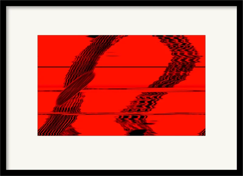 Walk On II (Fine Art Print framed)