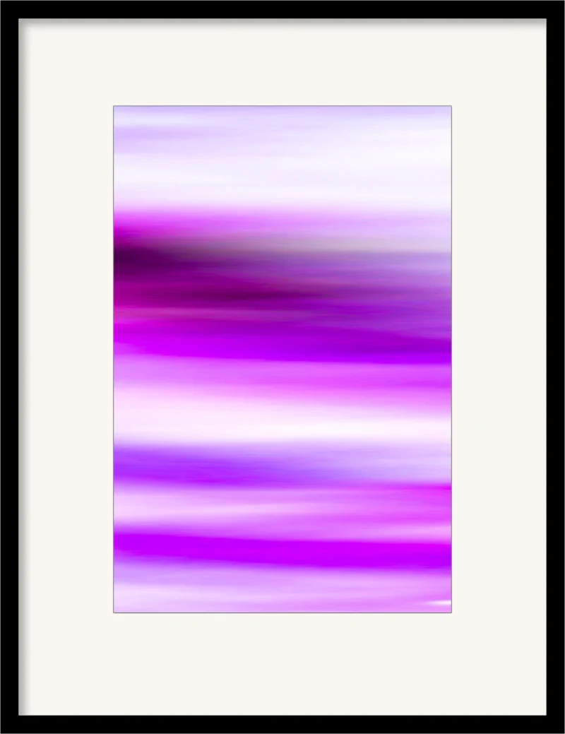 Violet Haze II (Fine Art Print framed)
