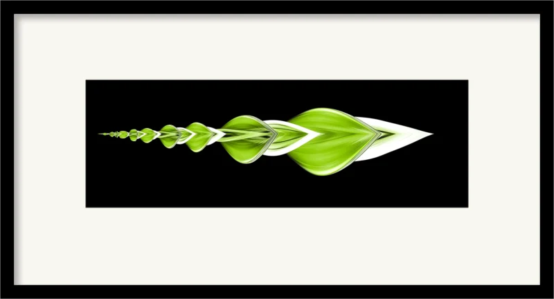 First of a Kind - Green (Fine Art Print framed)