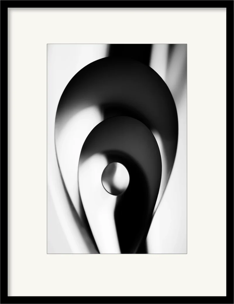 N° 8374 / bw (Fine Art Print gerahmt)